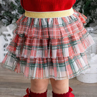 Holiday Plaid Tutu Skirt