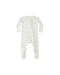 Hanukkah Bamboo Zip Footie