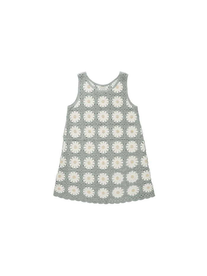 Daisy Crochet Tank Mini Dress