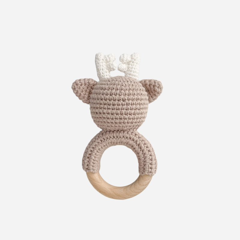Reindeer Crochet Teether