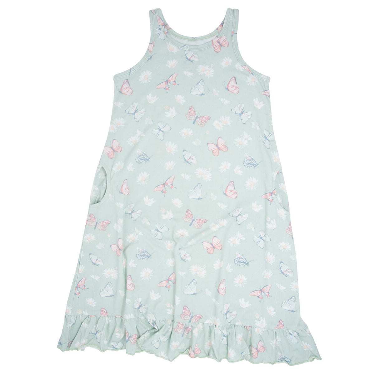 Mint Butterfly Daisy Tank Nightgown