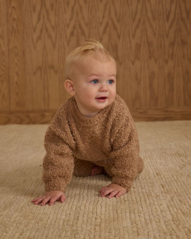 Toffee Boucle Aspen Sweater