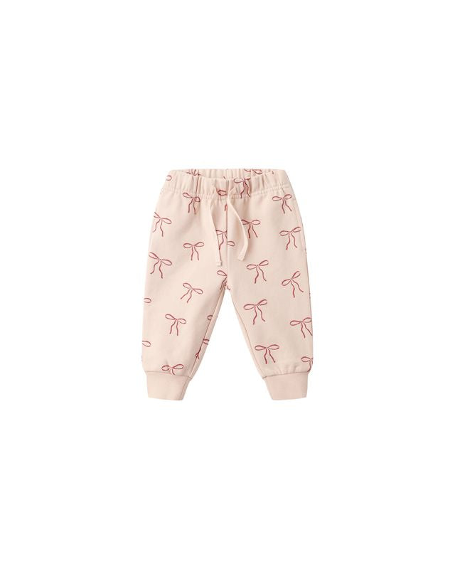 Red Bows Fleece Sweatpant