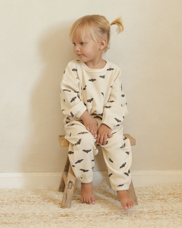 Bats Waffle Slouch Set