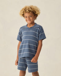 Navy Stripe Chandler Knit Short