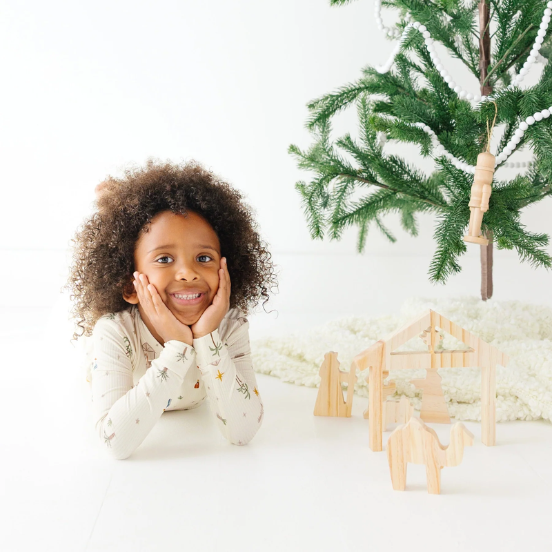 Nativity Bamboo Two-Piece Set