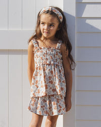 Americana Floral Knotted Headband