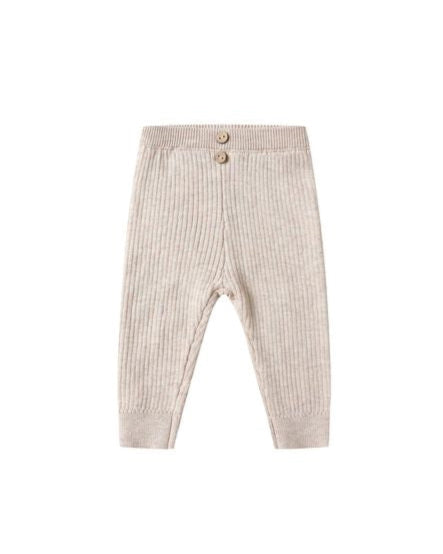 Oatmeal Rib Knit Legging