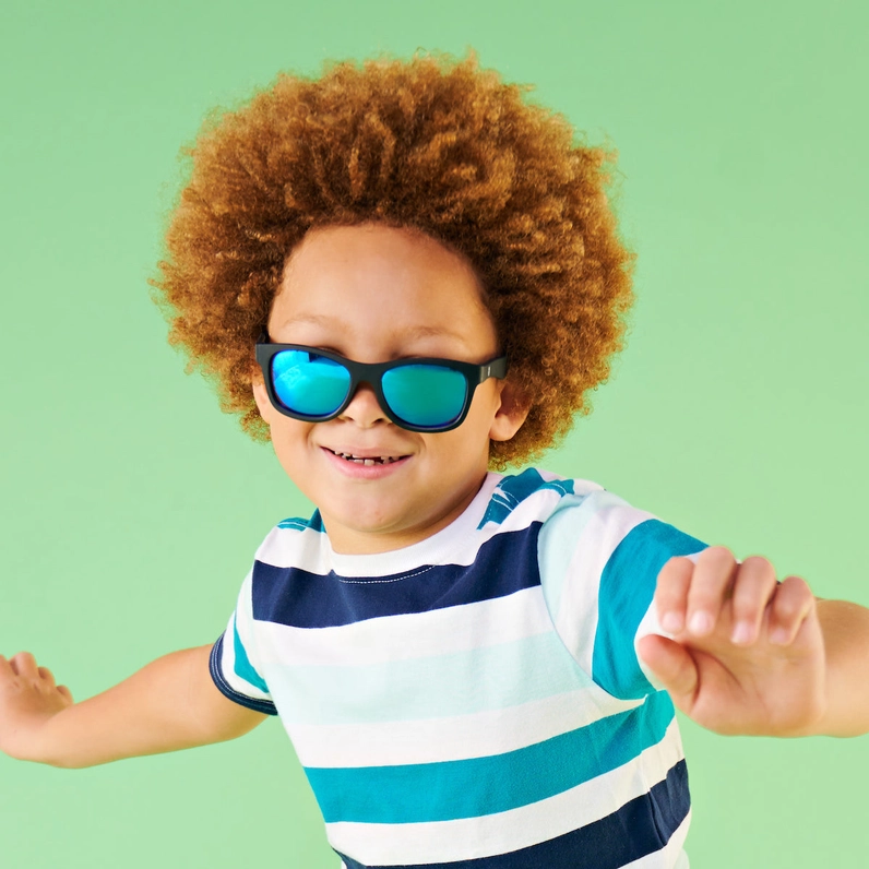 Jet Black Polarized Sunglasses