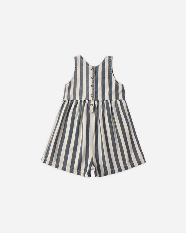 Navy Stripe Dani Romper