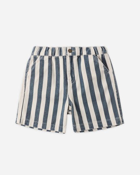 Striped shorts on a white background