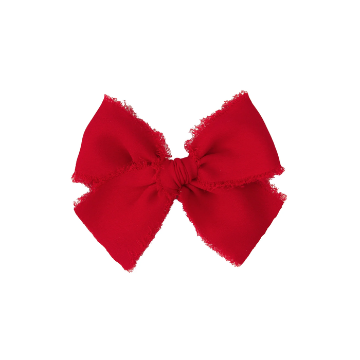 Red Chiffon Bow