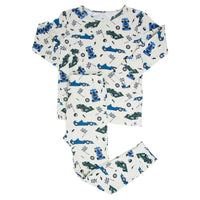 Race Cars Bamboo Pajama Set