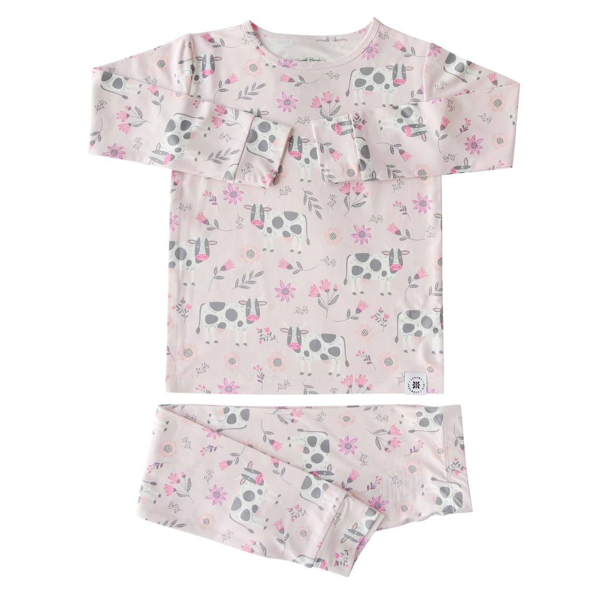 Cow Girl Bamboo Pajama Set
