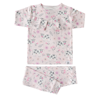 Cow Girl Bamboo Pajama Set