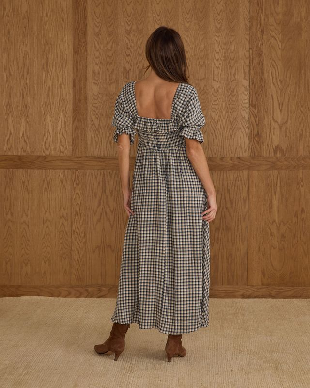 Women's Navy Check Birdie Dress