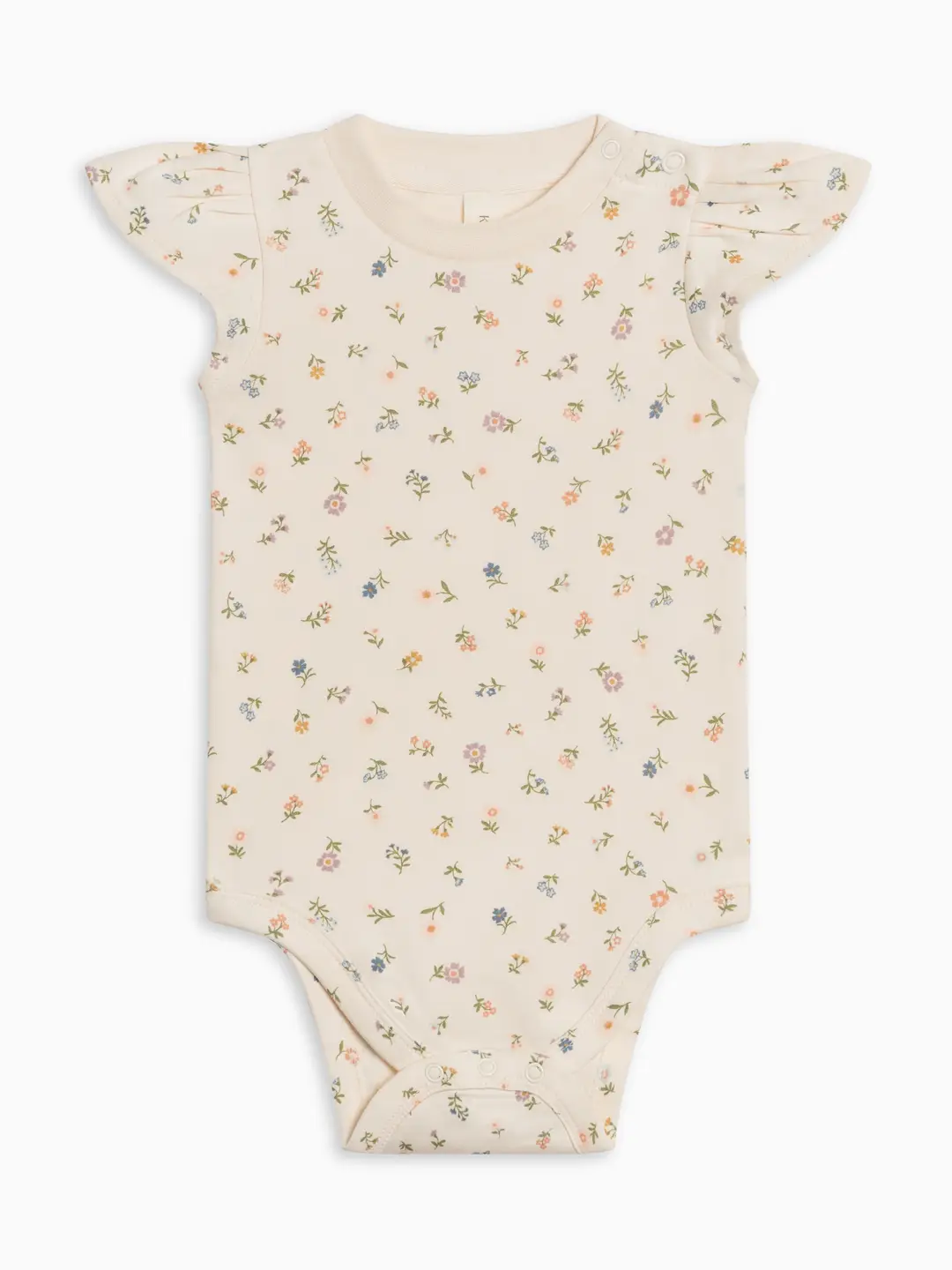 Petaline Floral Petal Sleeve Bodysuit