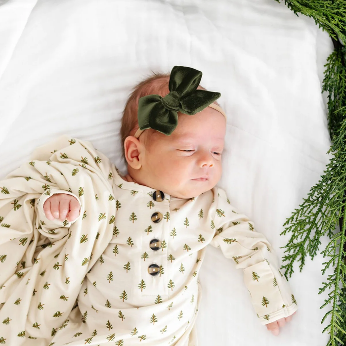 Holiday Velvet Bow Set