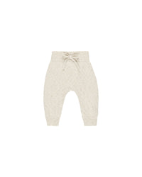 Speckled Natural Knit Pant