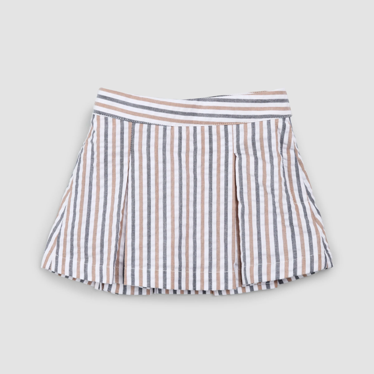 Striped Seersucker Skort