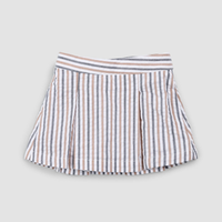 Striped Seersucker Skort