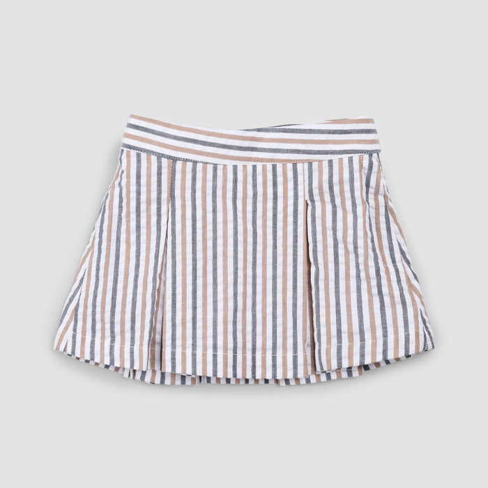 Striped Seersucker Skort
