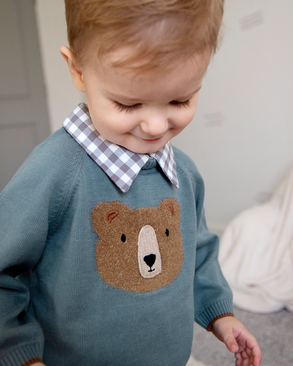 Bear Collar Sweater