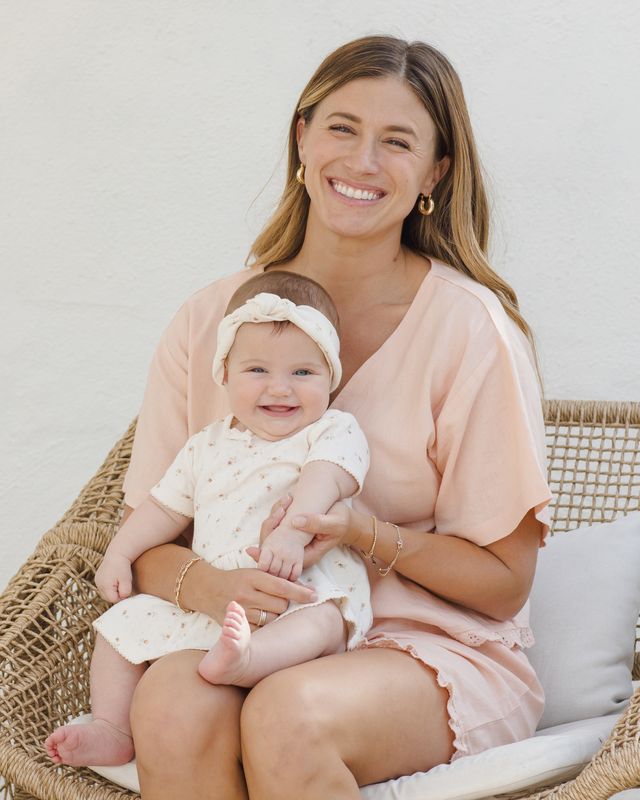 Petit Fleur Pointelle Skirted Bodysuit Dress