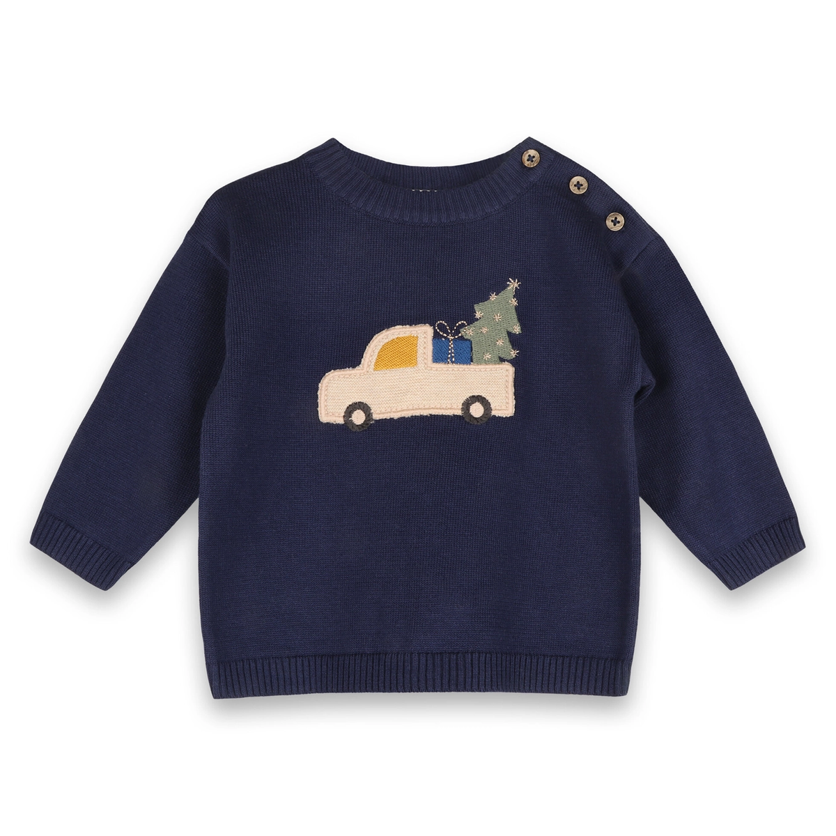 Jolly Truck Sweater Knit Pullover + Pant Set
