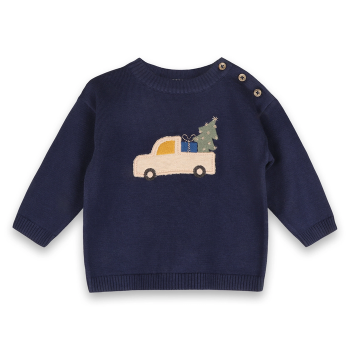 Jolly Truck Sweater Knit Pullover + Pant Set