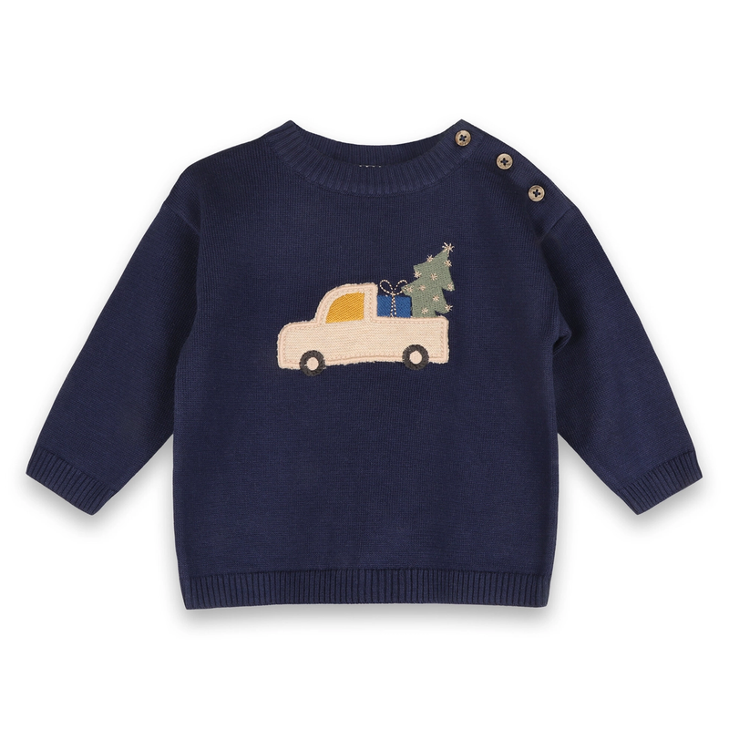 Jolly Truck Sweater Knit Pullover + Pant Set