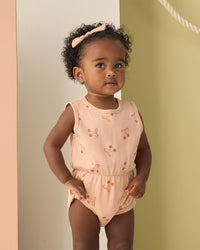 Cherry Bows Cinch Playsuit