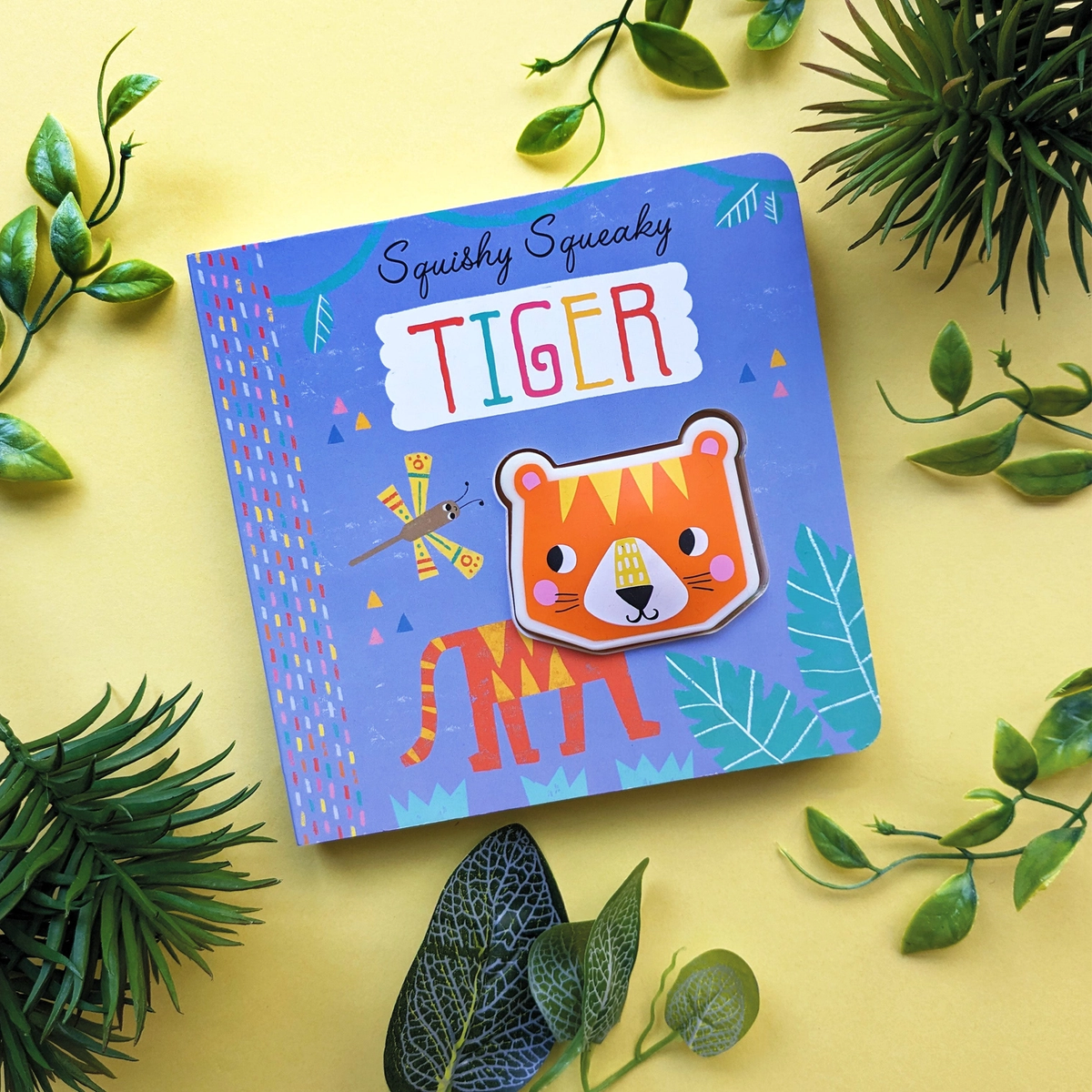 Squishy, Squeaky Tiger Board Book