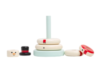 Wooden Snowman Stacking Toy