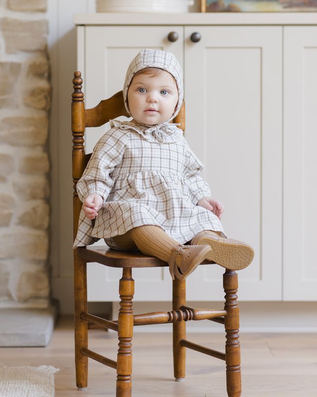 Blue Plaid Simone Dress
