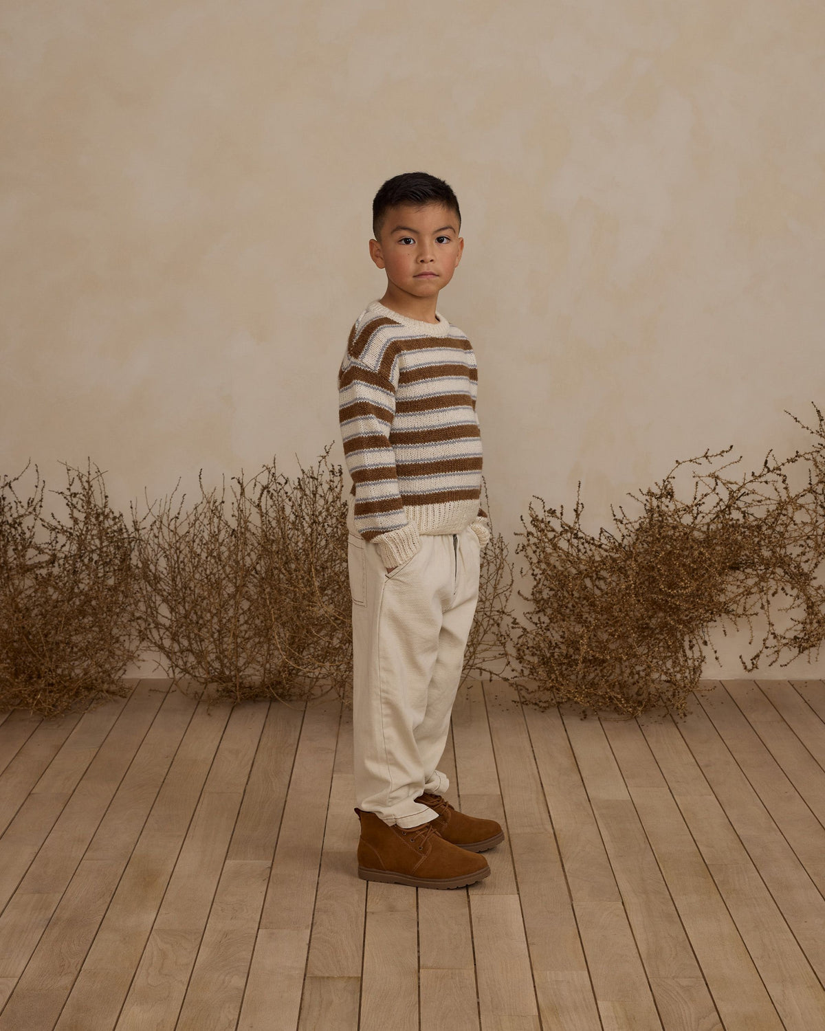 Saddle Stripe Aspen Sweater