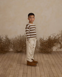 Saddle Stripe Aspen Sweater