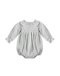 Blue Gingham Eden Romper