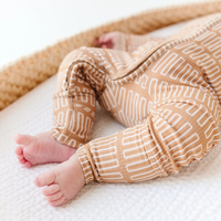 Neutral Lines Small Ribbed Zip Romper