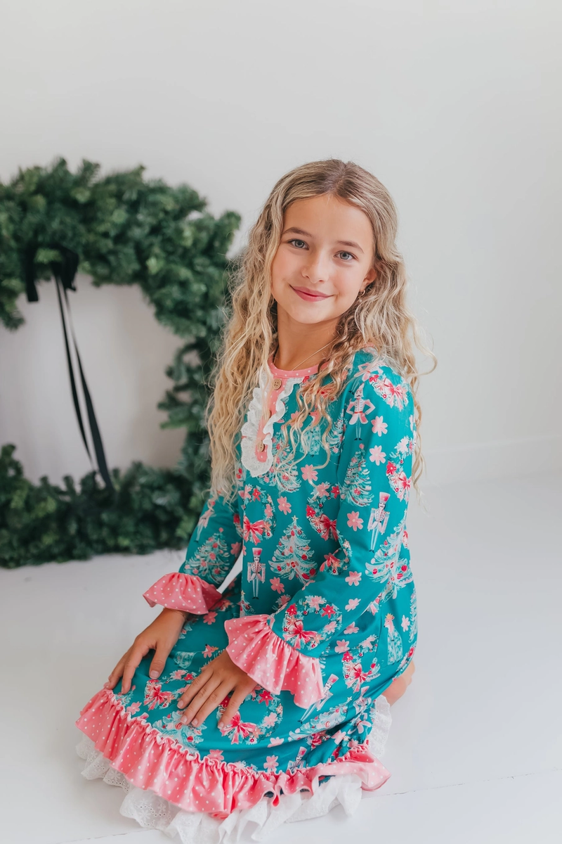 Nutcracker Ruffle Nightgown