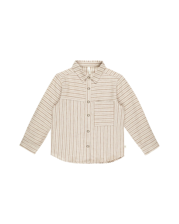 Saddle Pinstripe Walker Shirt