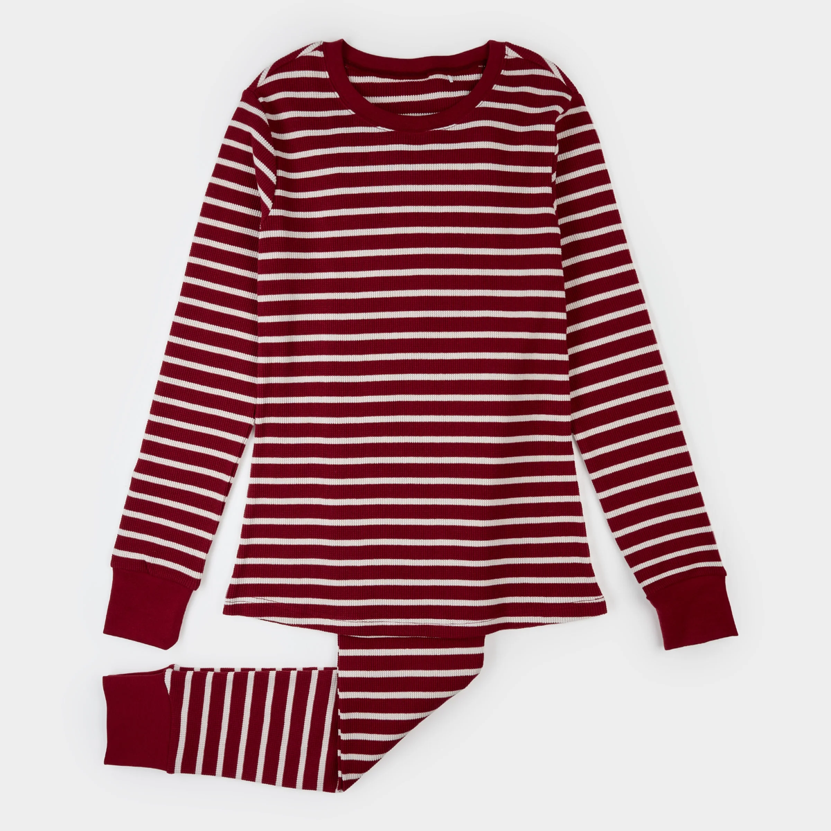 Women's Scarlet Striped Thermal Pajamas