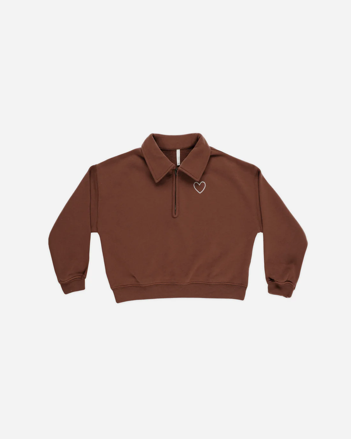 Brick Quarter Zip Pullover