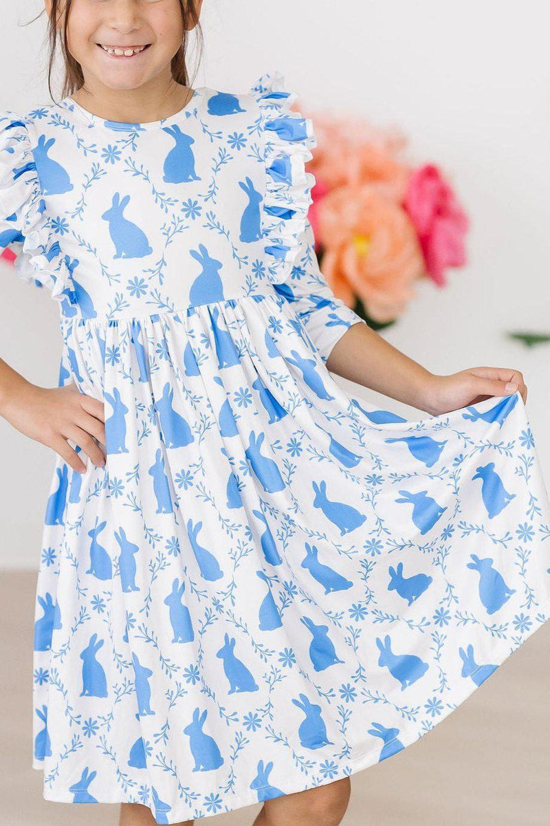 Hop til You Drop Ruffle Twirl Dress