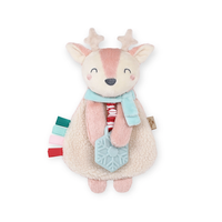 Pink Reindeer Plush Lovey