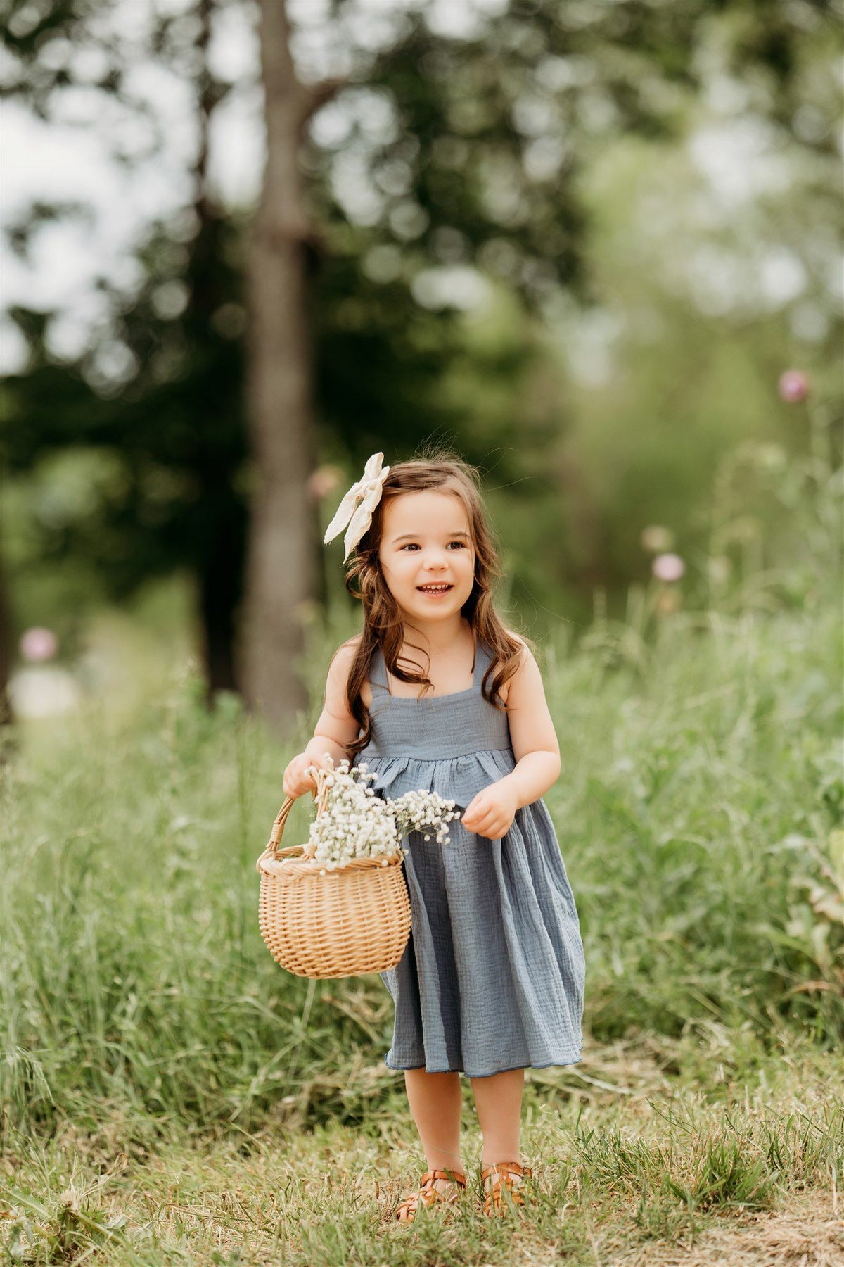 Dusty Blue Tank Dress