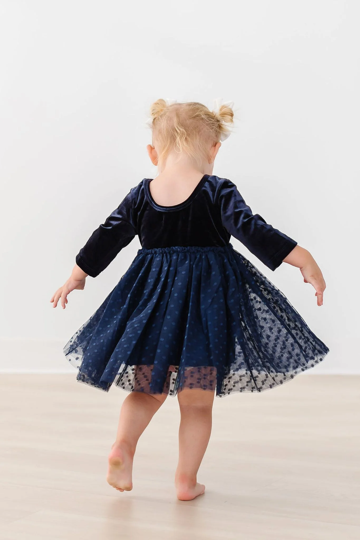 Navy Velvet Tutu Dress