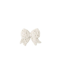Ivory Crochet Bow