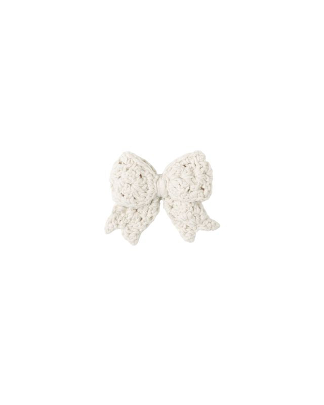 Ivory Crochet Bow