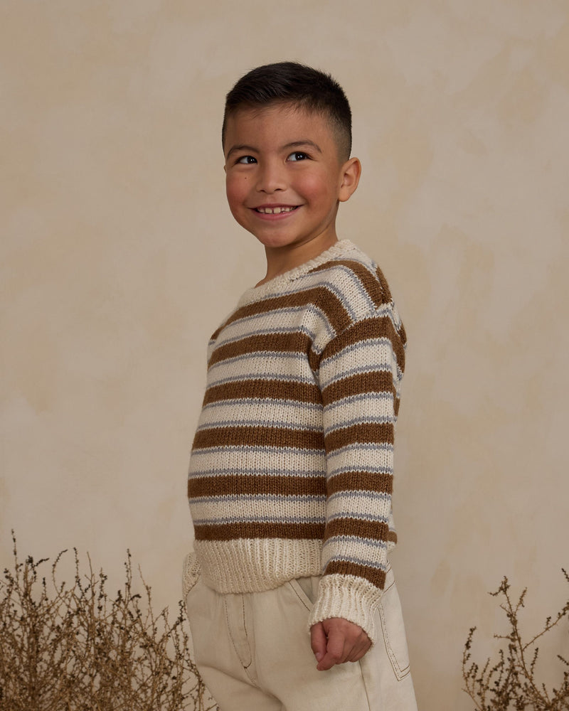 Saddle Stripe Aspen Sweater